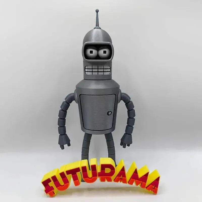Futurama Fry and Bender 3D Printed Action Figures In Stock - Image 3