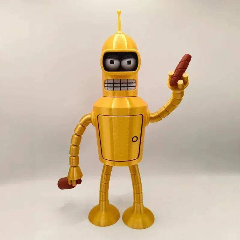 Futurama Fry and Bender 3D Printed Action Figures In Stock - Image 5