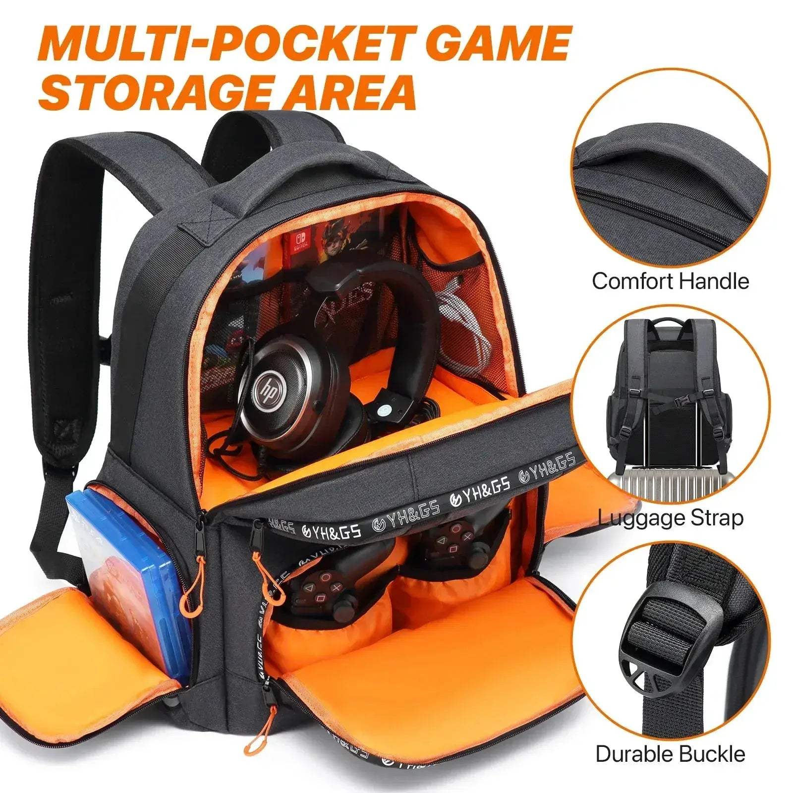 Gaming Backpack For Xbox Series X S With Console Pockets - Image 4