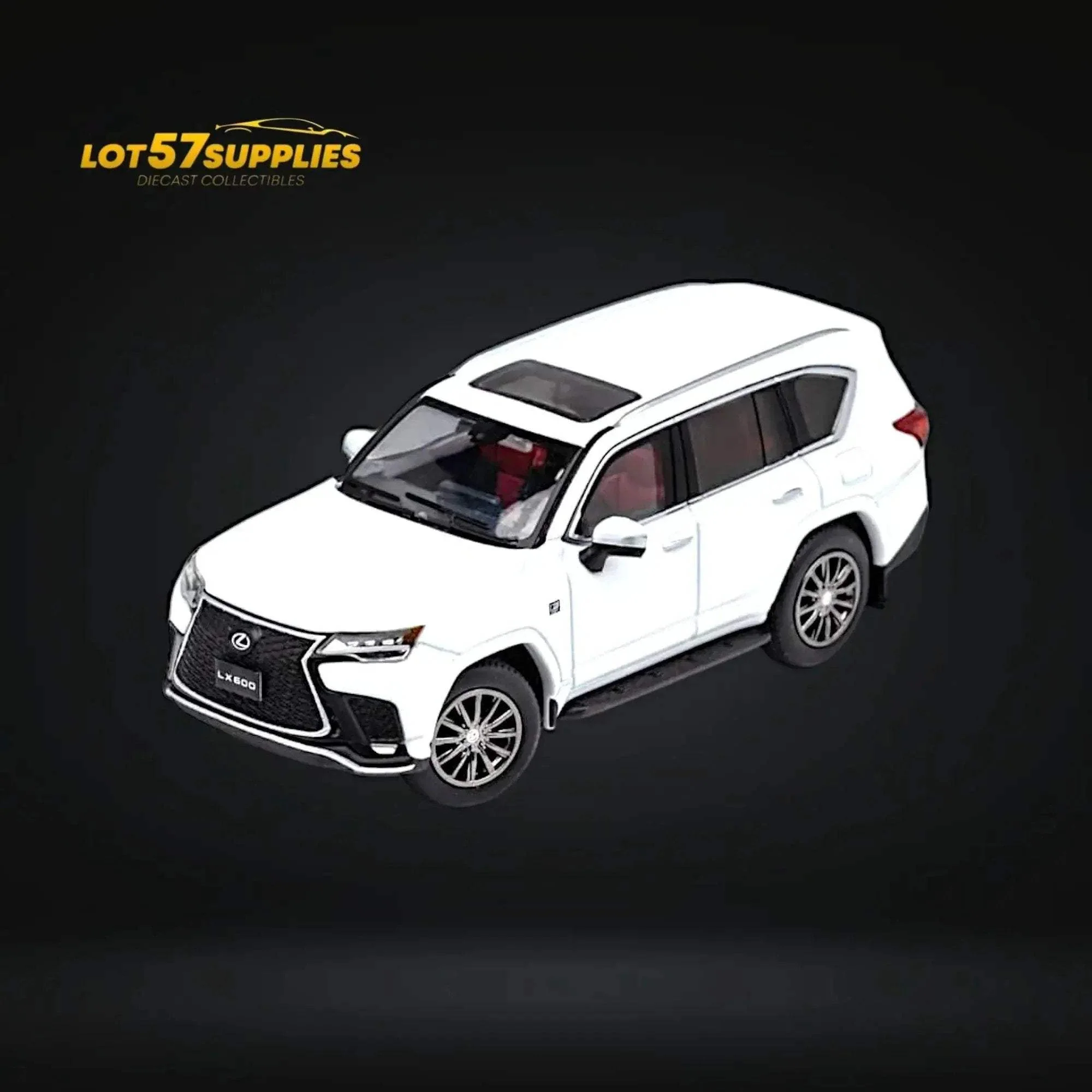 GCD Lexus LX600 Sport White 1:64 - Image 2