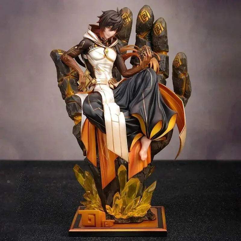Genshin Impact Zhongli Figure PVC Statue 26cm Collectible