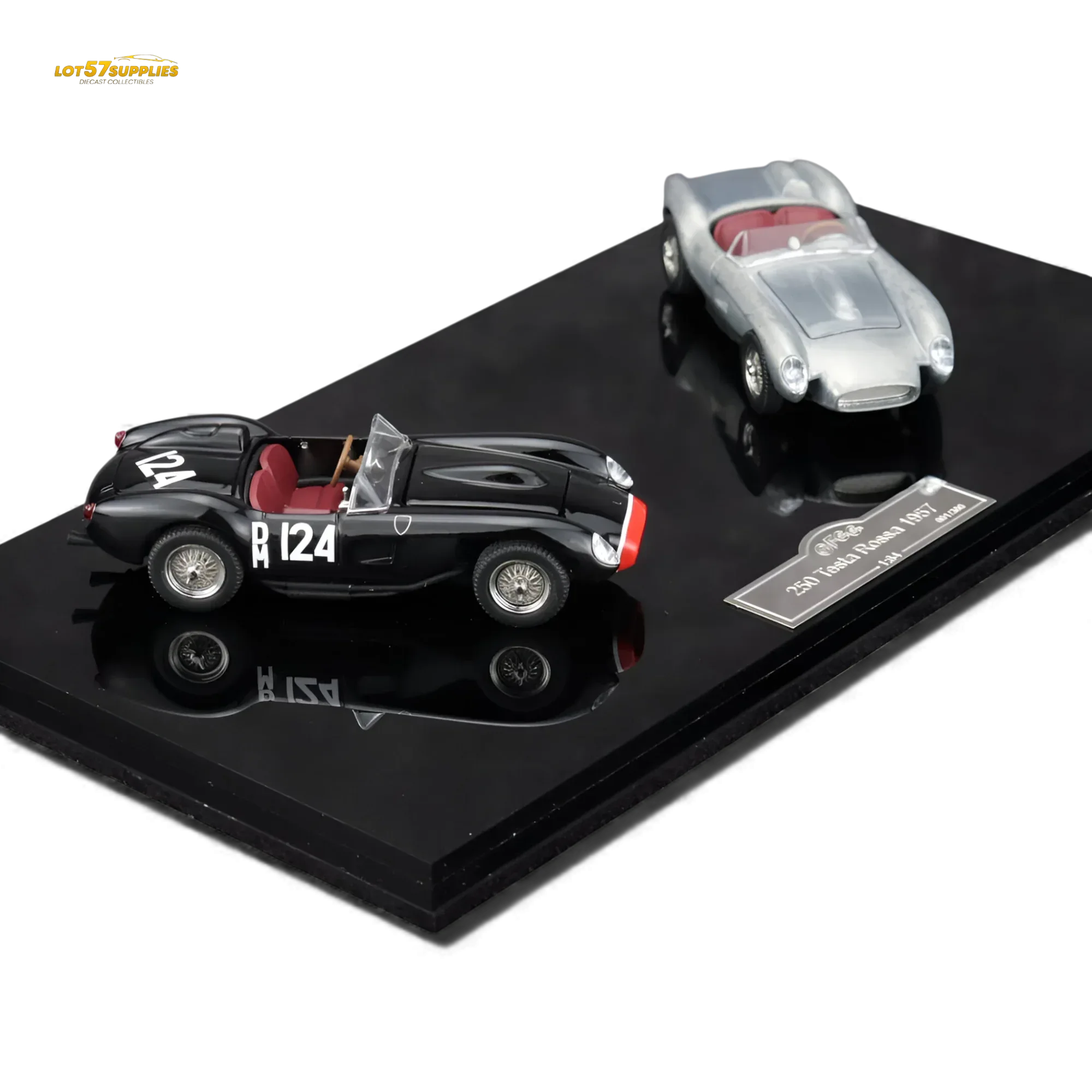 GFCC 250 Testa Rossa Black Beauty Double Car Set 1:64 - Image 3