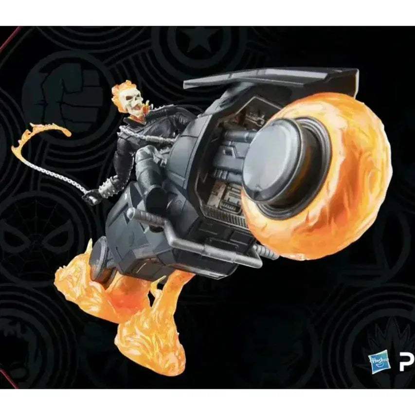 Ghost Rider 85th Anniversary Marvel Legends Action Figure With Motorcycle - Image 2