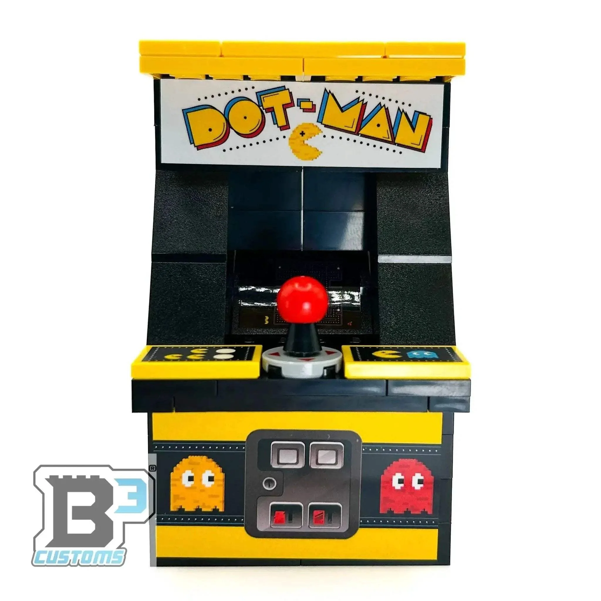 GIANT! Dot-Man Arcade Machine made using LEGO parts - B3 Customs - Image 2