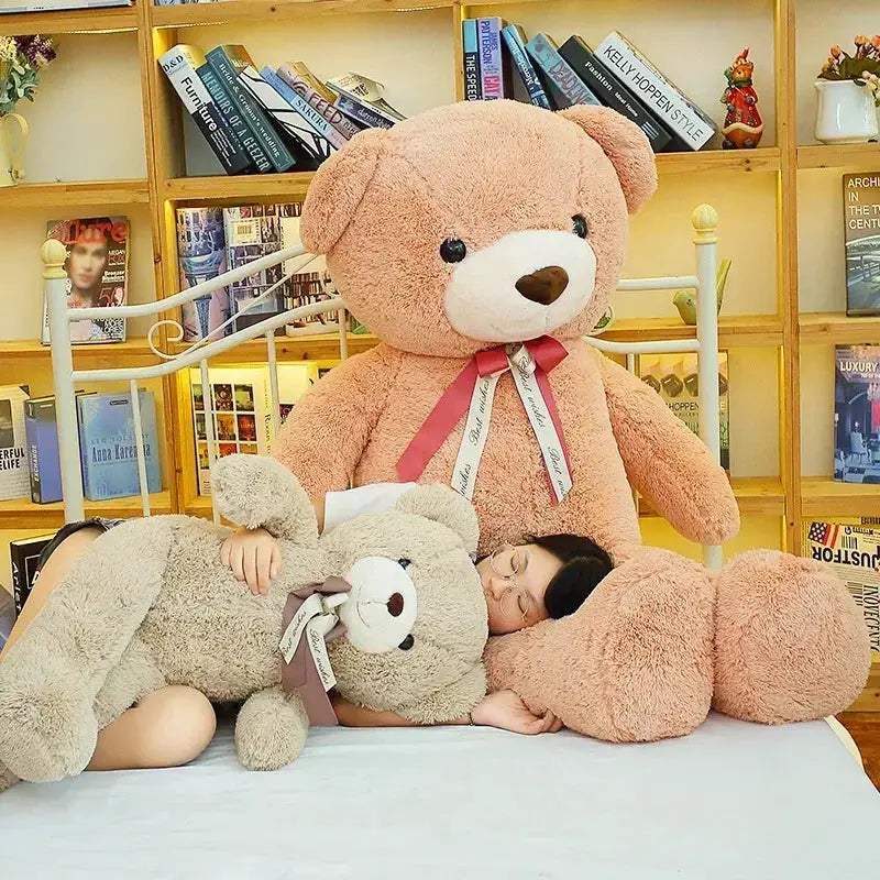 Giant Teddy Bear Plush Toy Three Color Huggable Gift - Image 6