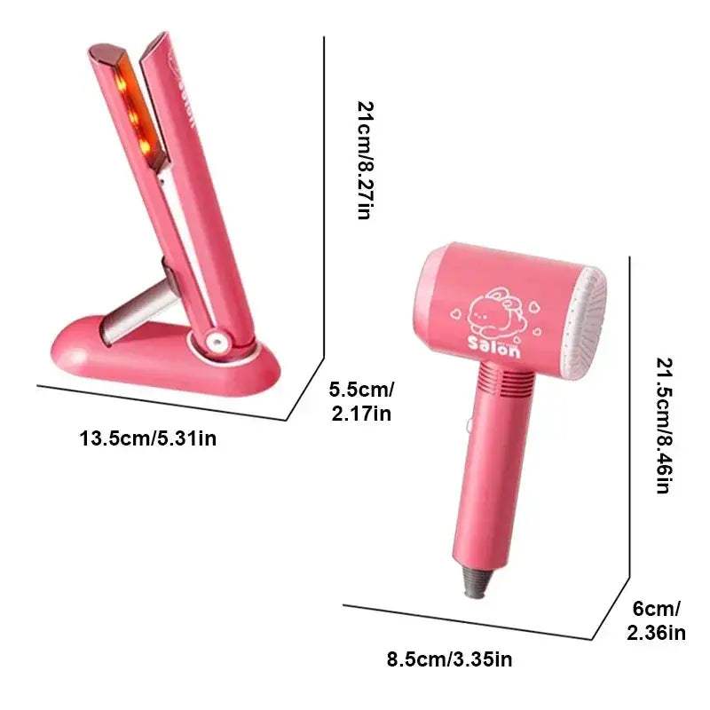 Girls Beauty Salon Set Complete Hairdresser Kit With Accessories - Image 6