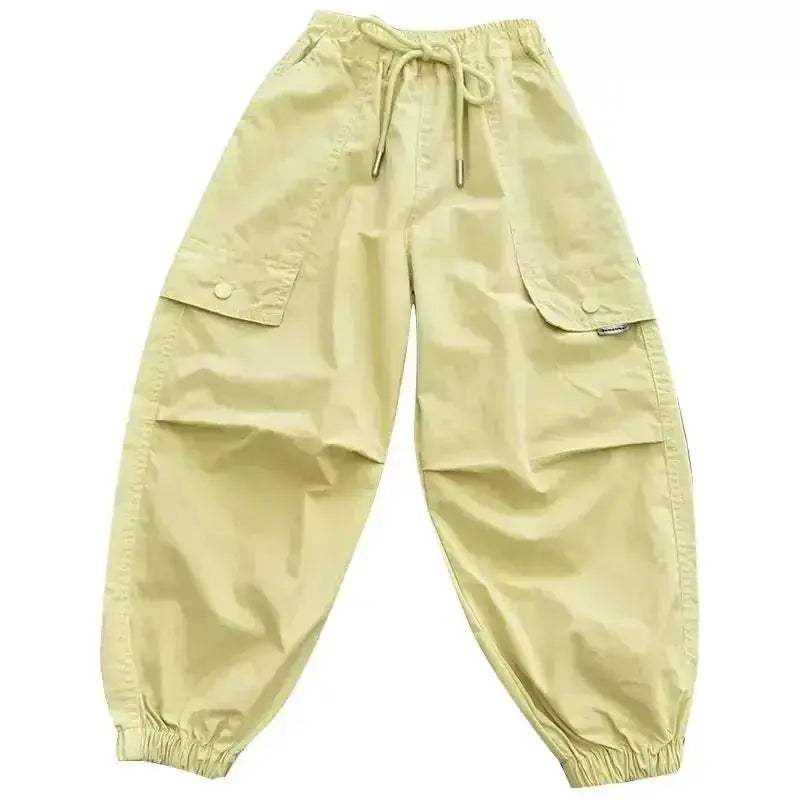 Girls Cargo Joggers Breathable Elastic Ankle Pants - Image 5