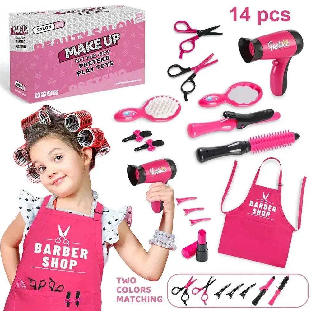 Girls Hairdresser Kit With Accessories And Apron For Creative Play - Image 8
