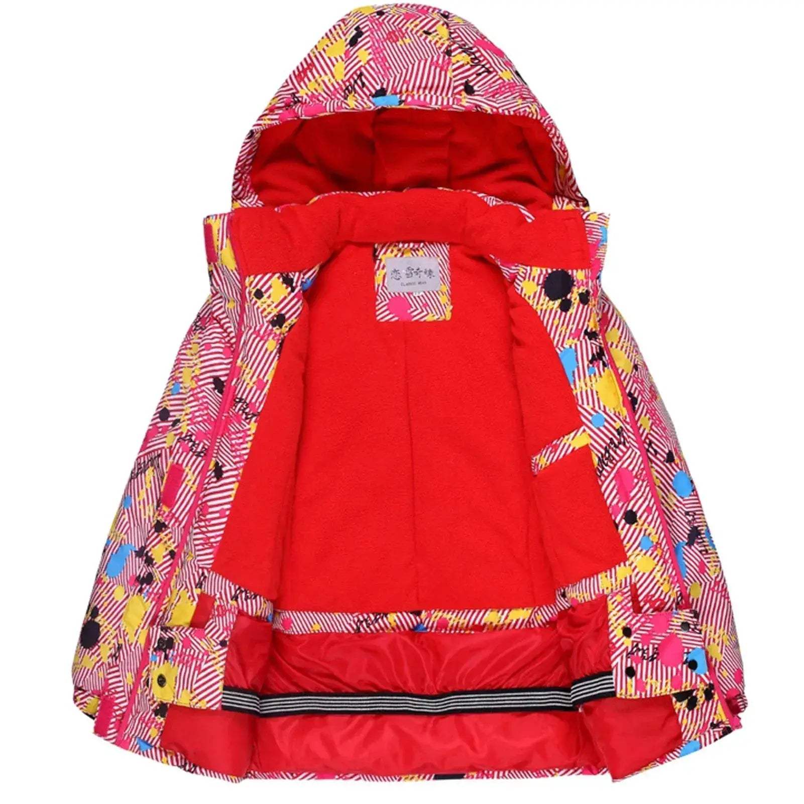 Girls Ski Jacket Snow Bibs Set Waterproof Warm Windproof - Image 4