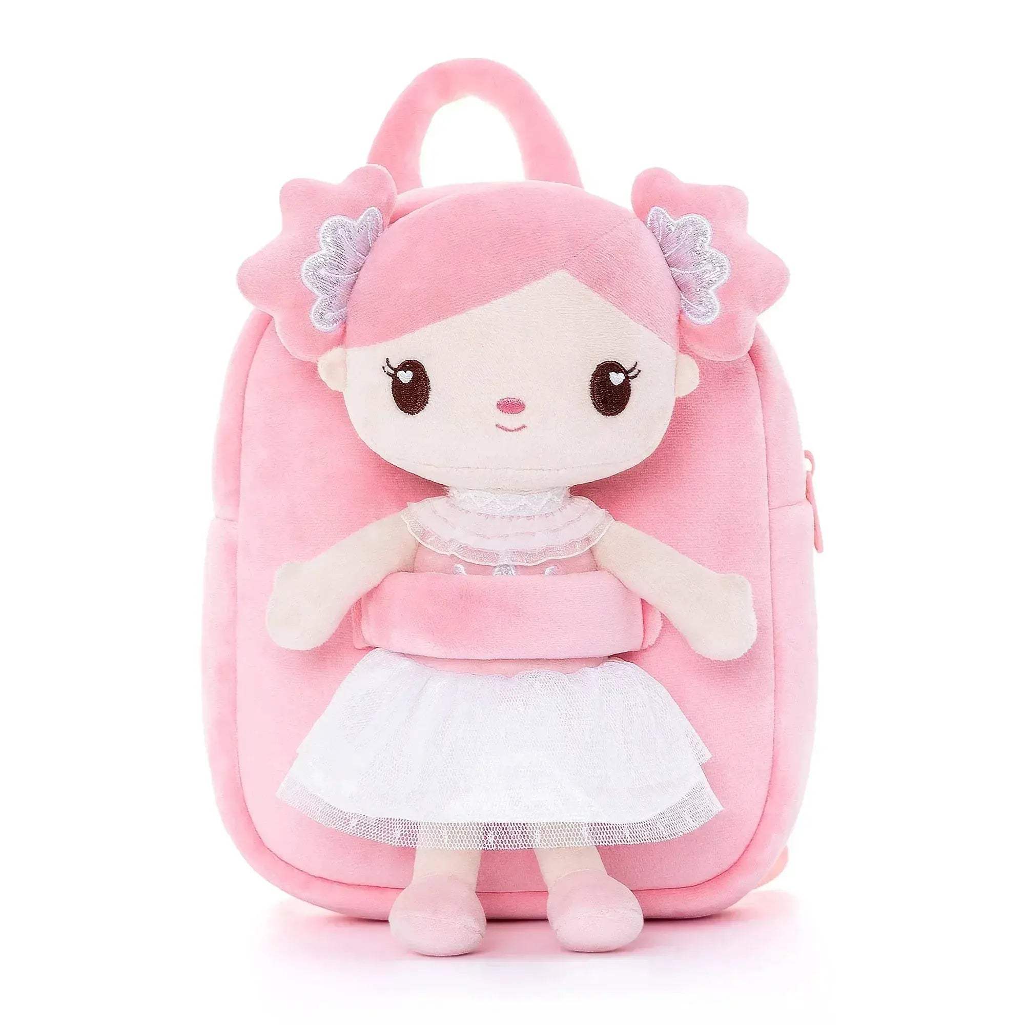Gloveleya Plush Backpack for Baby Girls and Toddlers with Stuffed Doll Design - Image 20