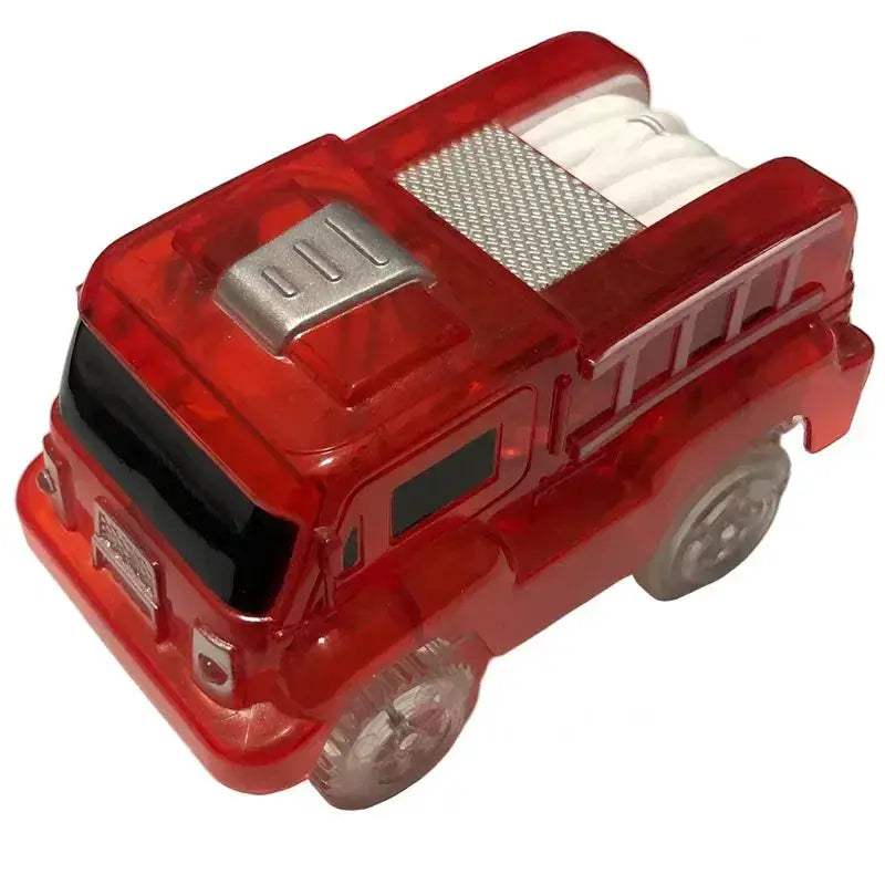 Glow In The Dark Electric Track Car Set For Children - Image 7