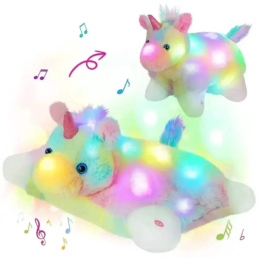 Glowing LED Kitty Plush Pillow For Kids With Soothing Lullabies - Image 10