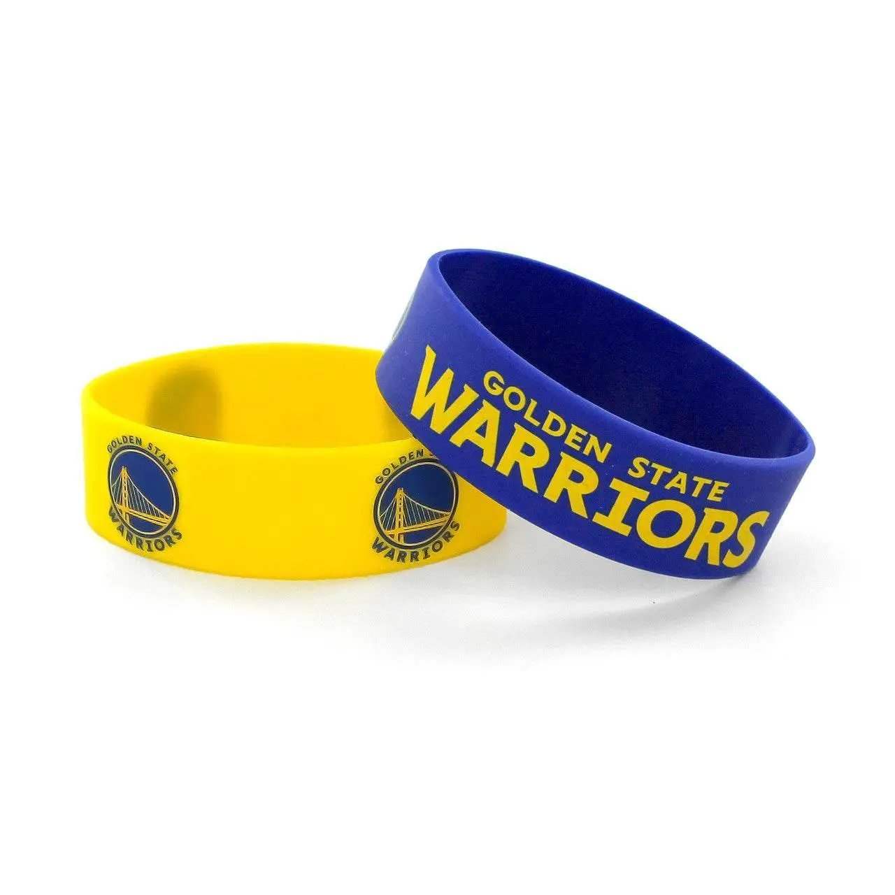 Golden State Warriors Wide Bracelets 2 Pack Aminco