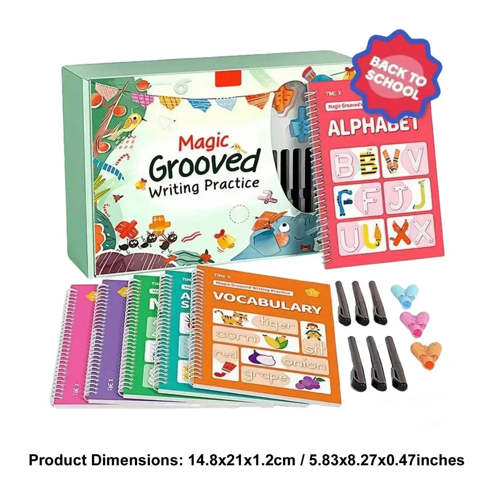 Grooved Writing Practice Books For Kids Handwriting Workbooks