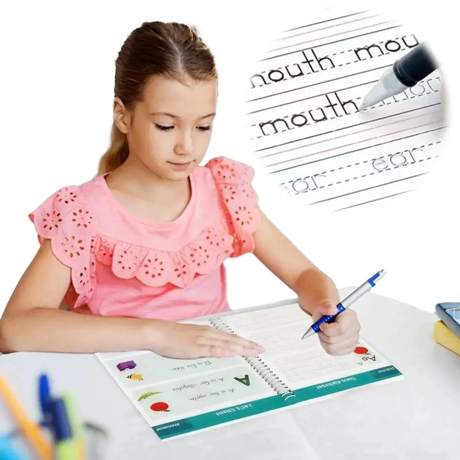 Grooved Writing Practice Books For Kids Handwriting Workbooks - Image 2