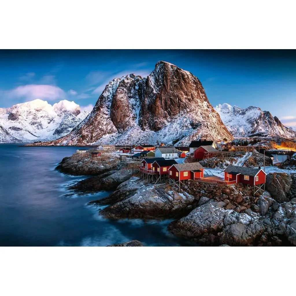 Hamnoy Lofoten Norway 3000 Piece Jigsaw Puzzle Ravensburger - Image 2