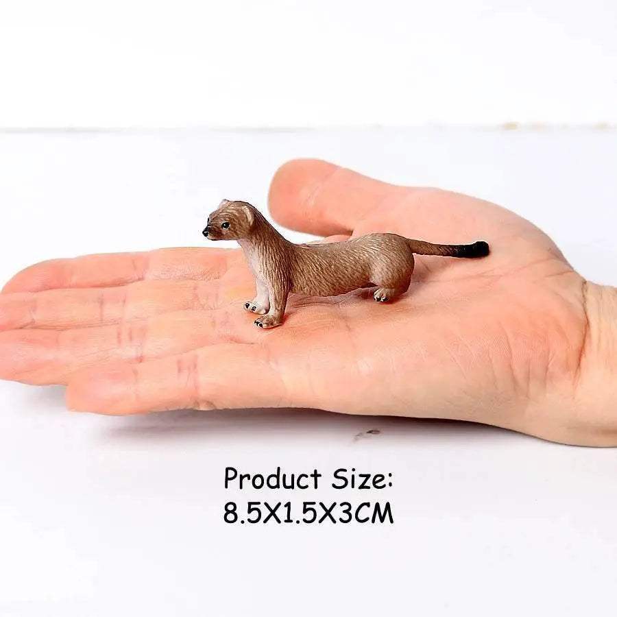 Hand Painted Forest Animal Figures Set For Collectors - Image 40
