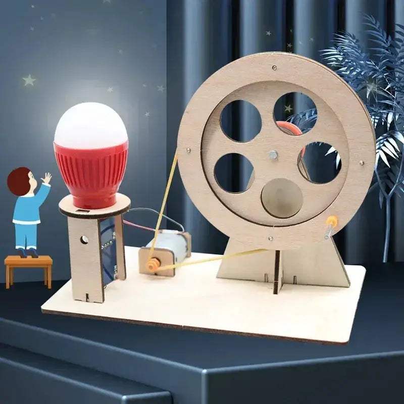 Hands On Hand Crank Generator Science Kit For Kids
