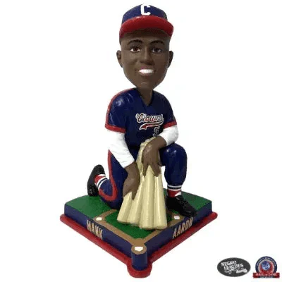 Hank Aaron Indianapolis Clowns Bobbleheads - Image 3