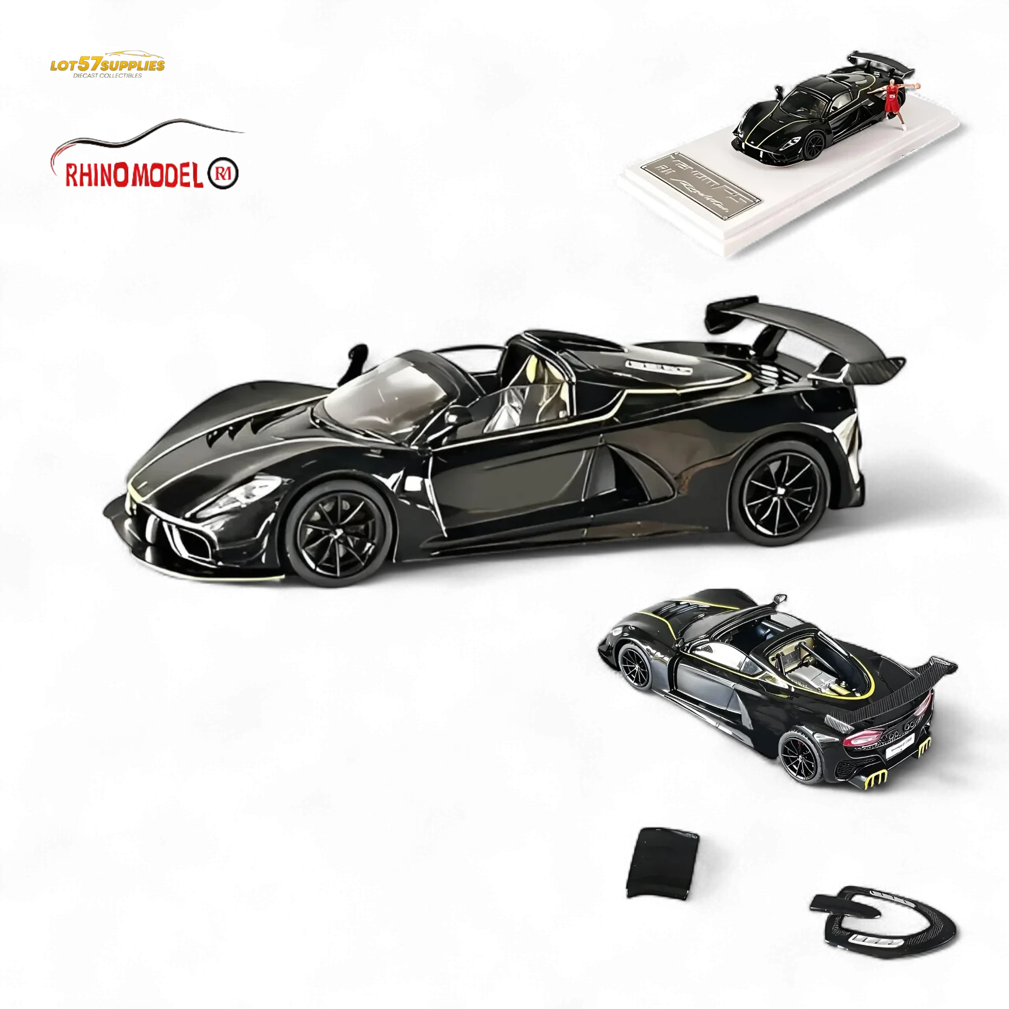 Hennessey Venom F5 Diecast Model With Magnetic Hood