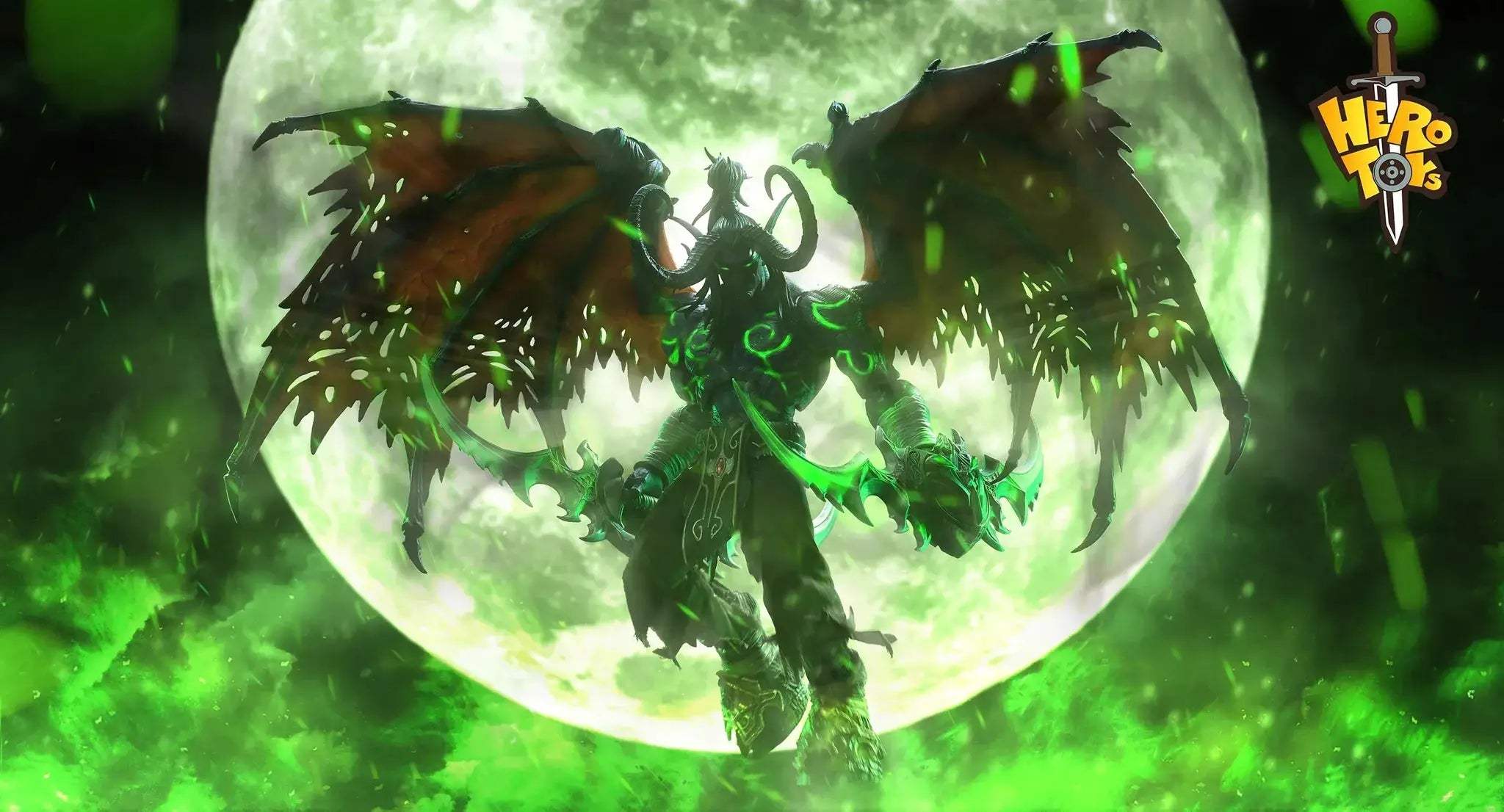 Demon Hunter Illidan 1 Tenth Scale Action Figure Collectible - Image 5