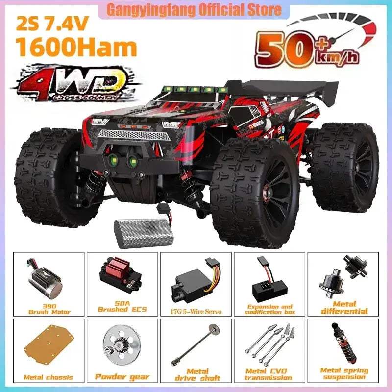 High Speed Brushless 4WD RC Car Off Road Drift Ready - Image 10