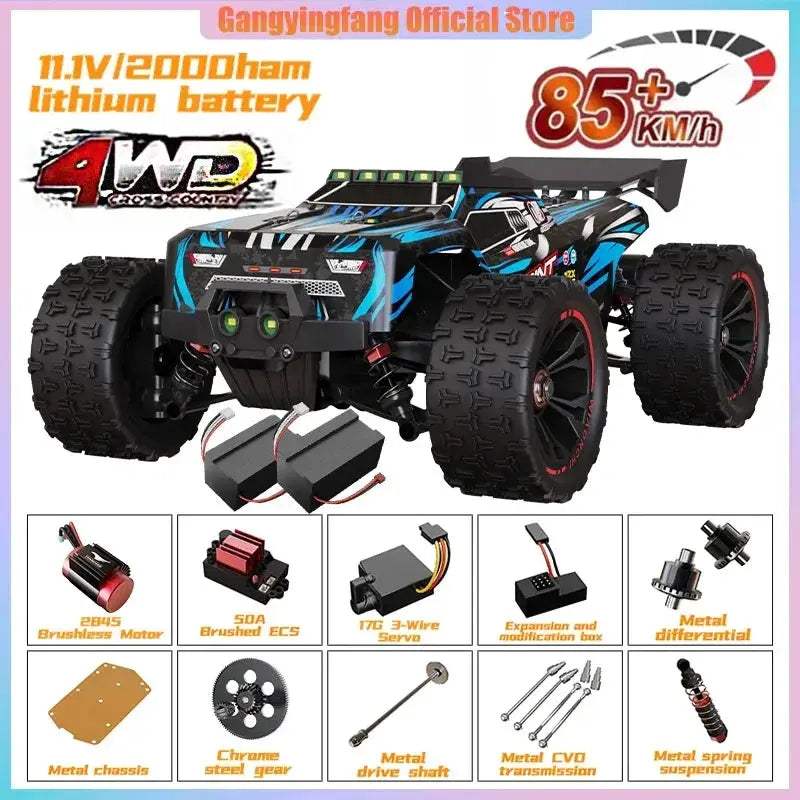 High Speed Brushless 4WD RC Car Off Road Drift Ready - Image 11