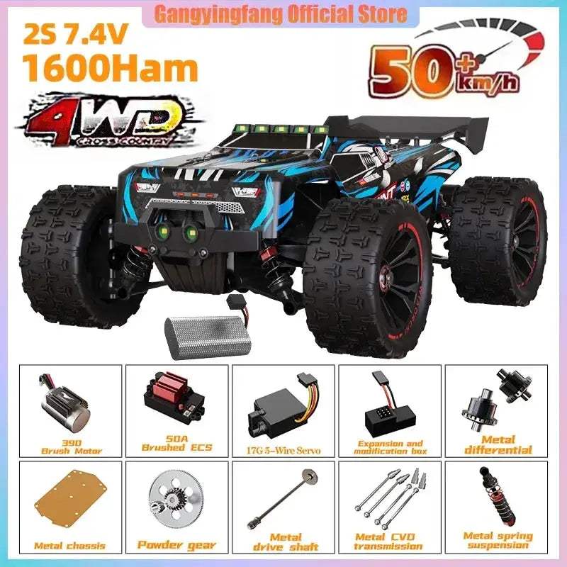 High Speed Brushless 4WD RC Car Off Road Drift Ready - Image 17