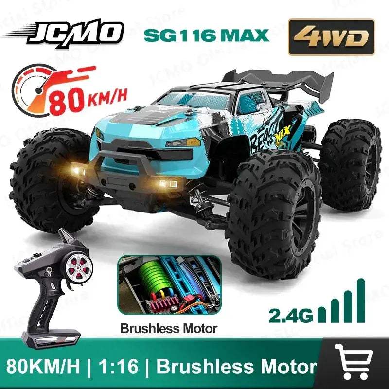 High Speed Brushless RC Car 4WD Off Road Professional Racing