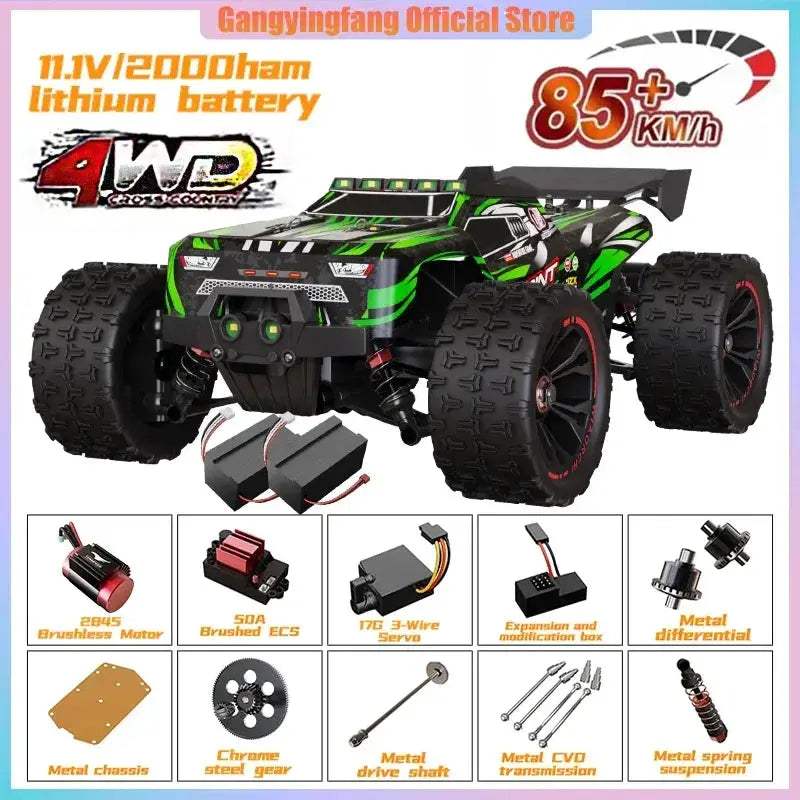 High Speed Brushless RC Car Four Wheel Drive Off Road - Image 13