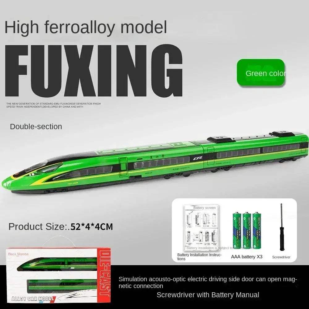 High Speed Bullet Train Diecast Model Toy Gift For Boys - Image 10