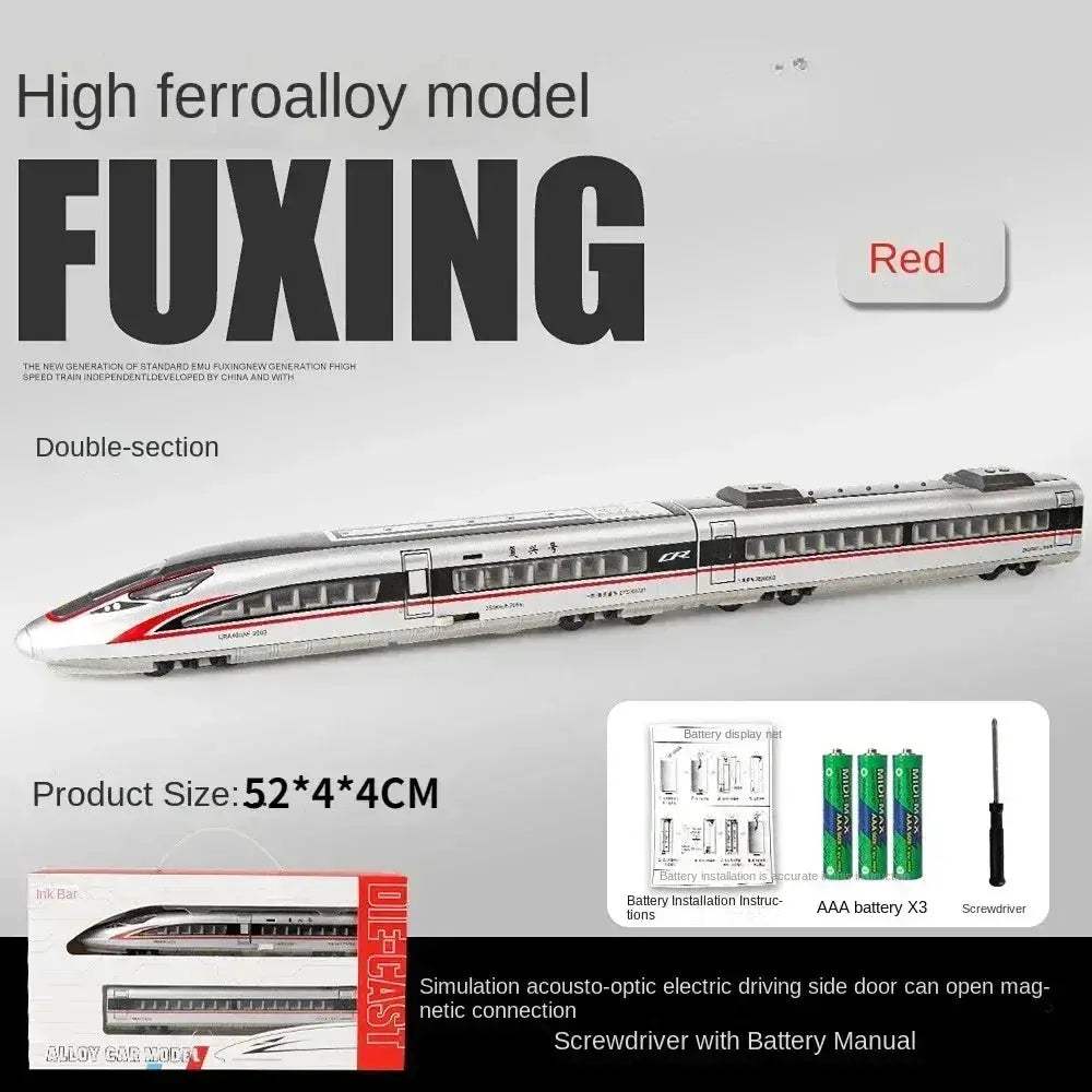 High Speed Bullet Train Diecast Model Toy Gift For Boys - Image 11