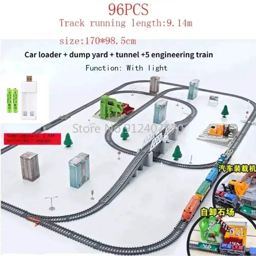 High Speed Electric Train Set Remote Control Model Railway - Image 6