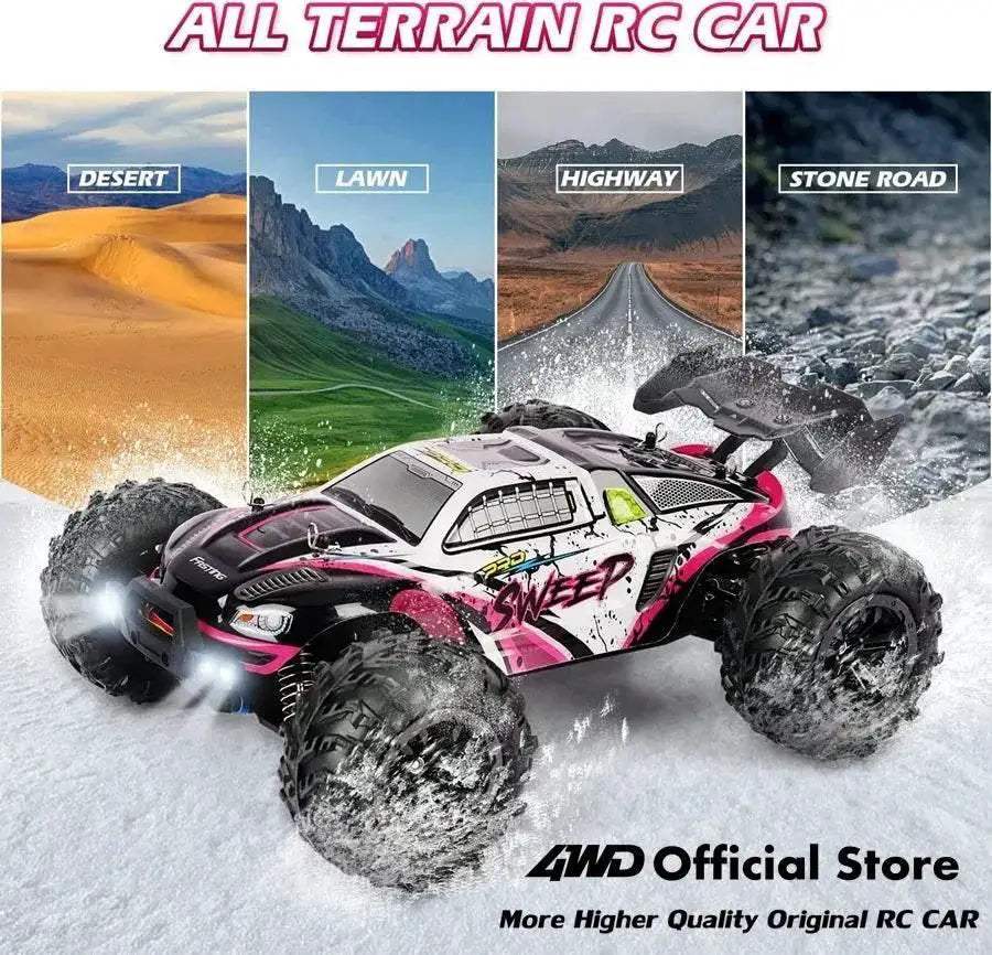High Speed RC Car 4x4 Off Road Brushless Buggy For Kids - Image 3
