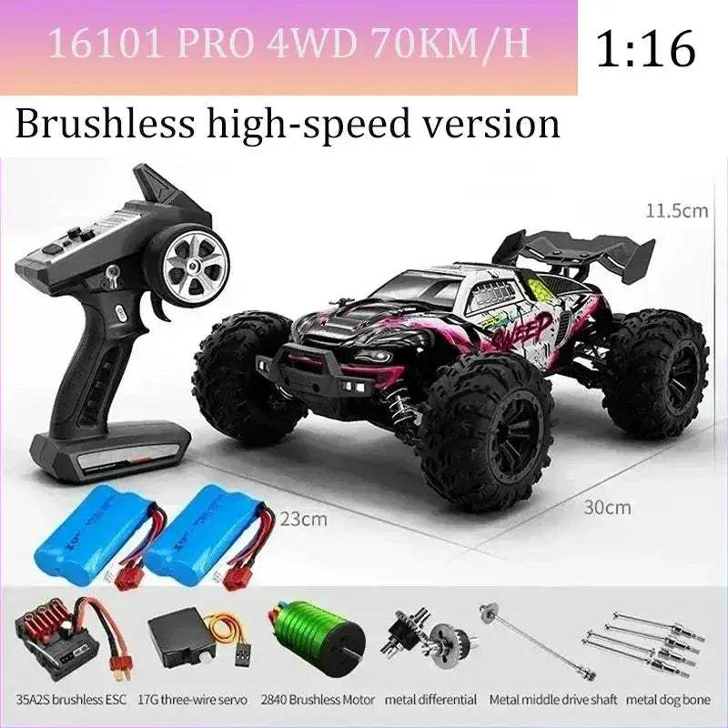 High Speed RC Car With Brushless Motor And Led Lights - Image 11