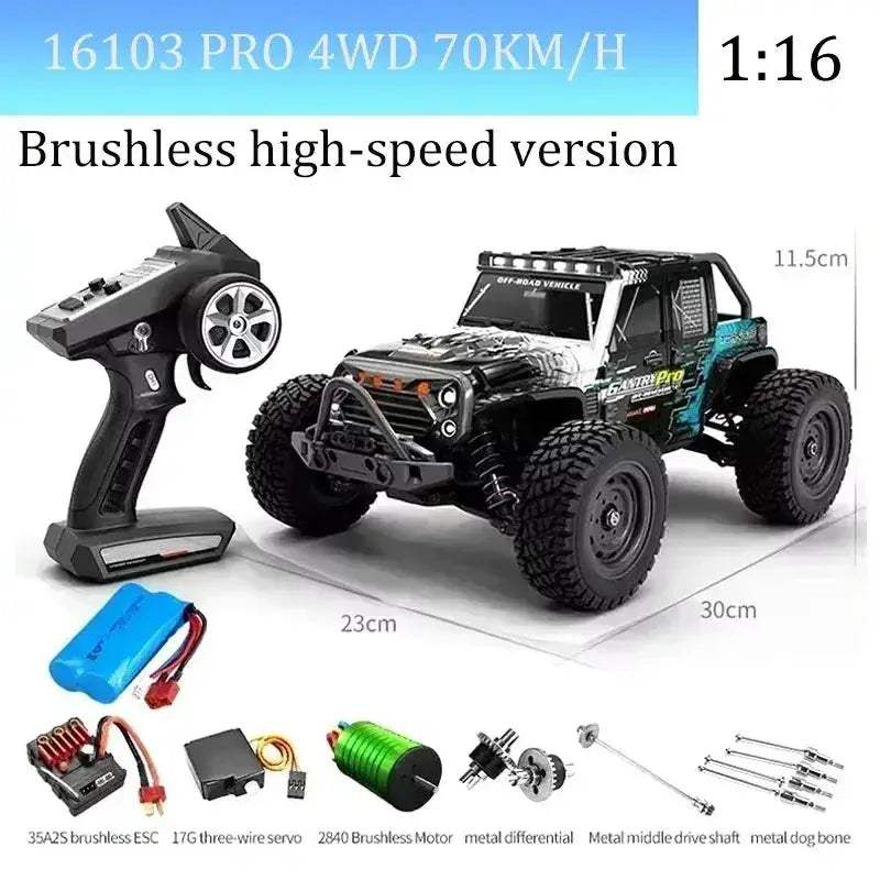 High Speed RC Car With Brushless Motor And Led Lights - Image 39