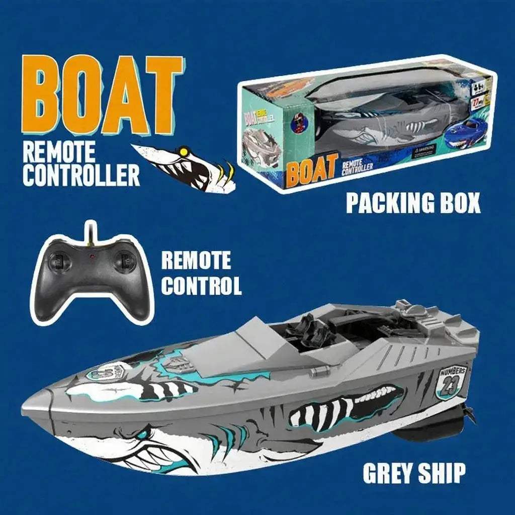 High Speed Remote Control RC Boat Water Racer For Kids - Image 14