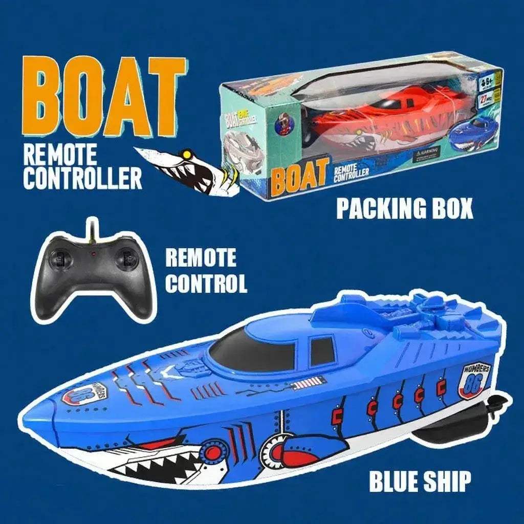High Speed Remote Control RC Boat Water Racer For Kids - Image 16