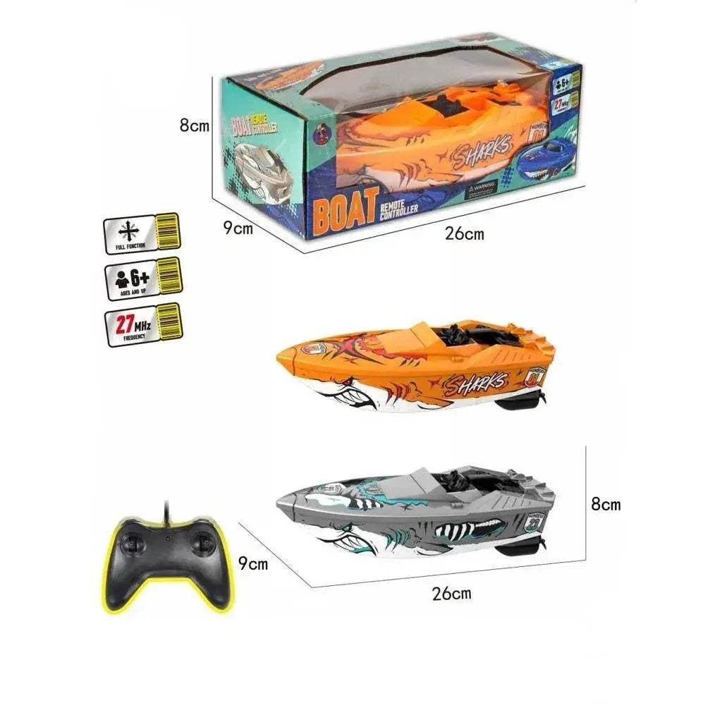 High Speed Remote Control RC Boat Water Racer For Kids - Image 4
