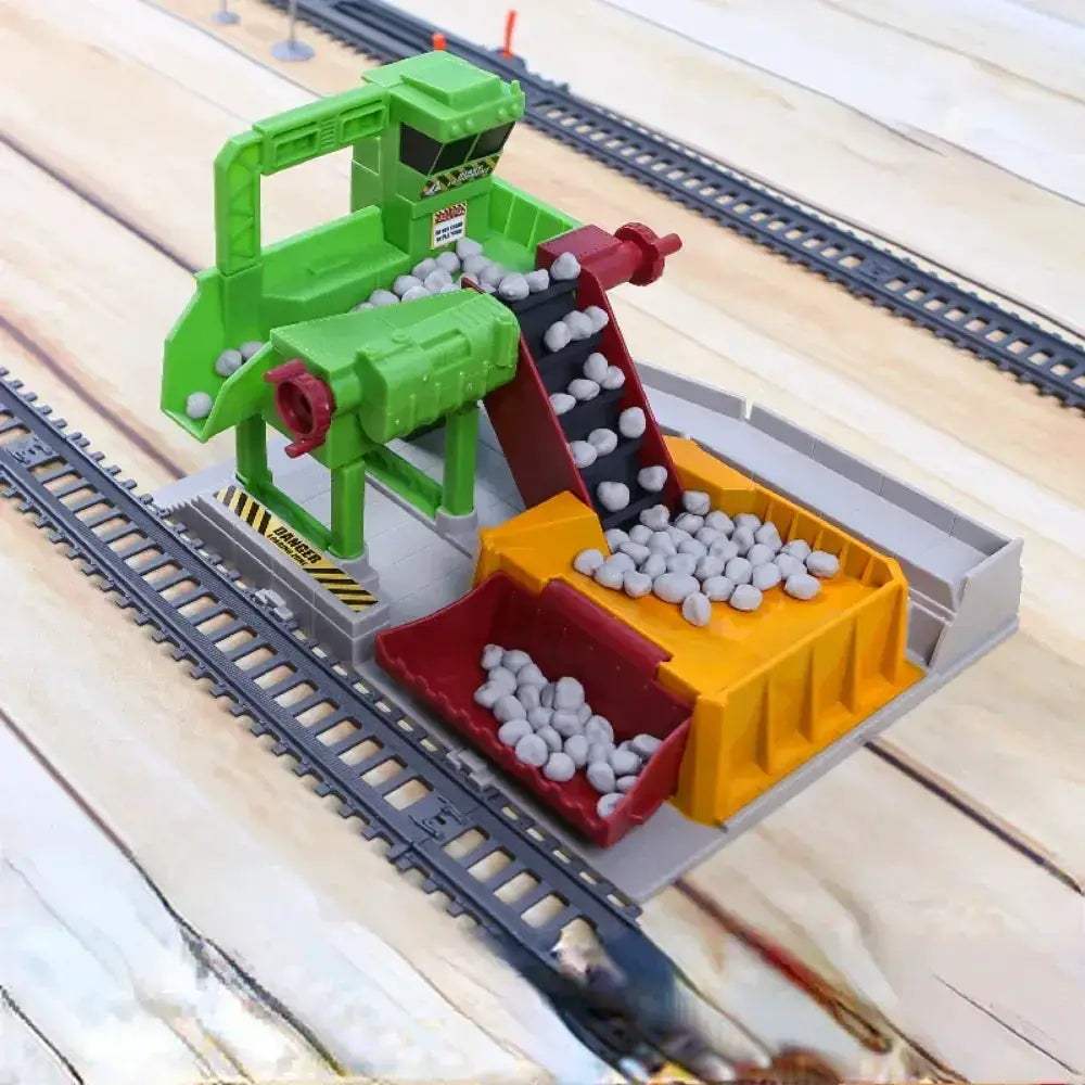 High Speed Train Set With Engineering Rails And Accessories - Image 4