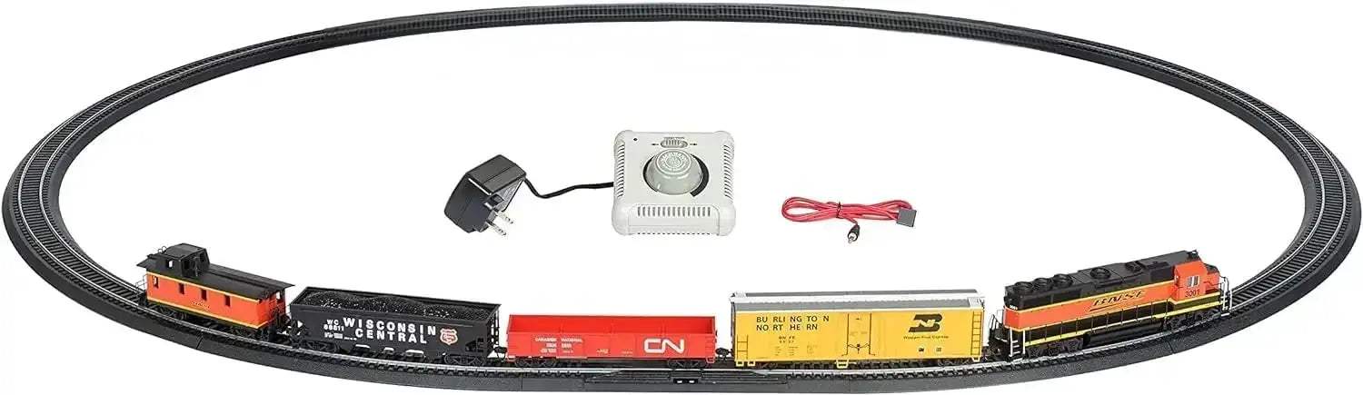 HO Scale 130 Piece Electric Train Set Ready To Run - Image 2