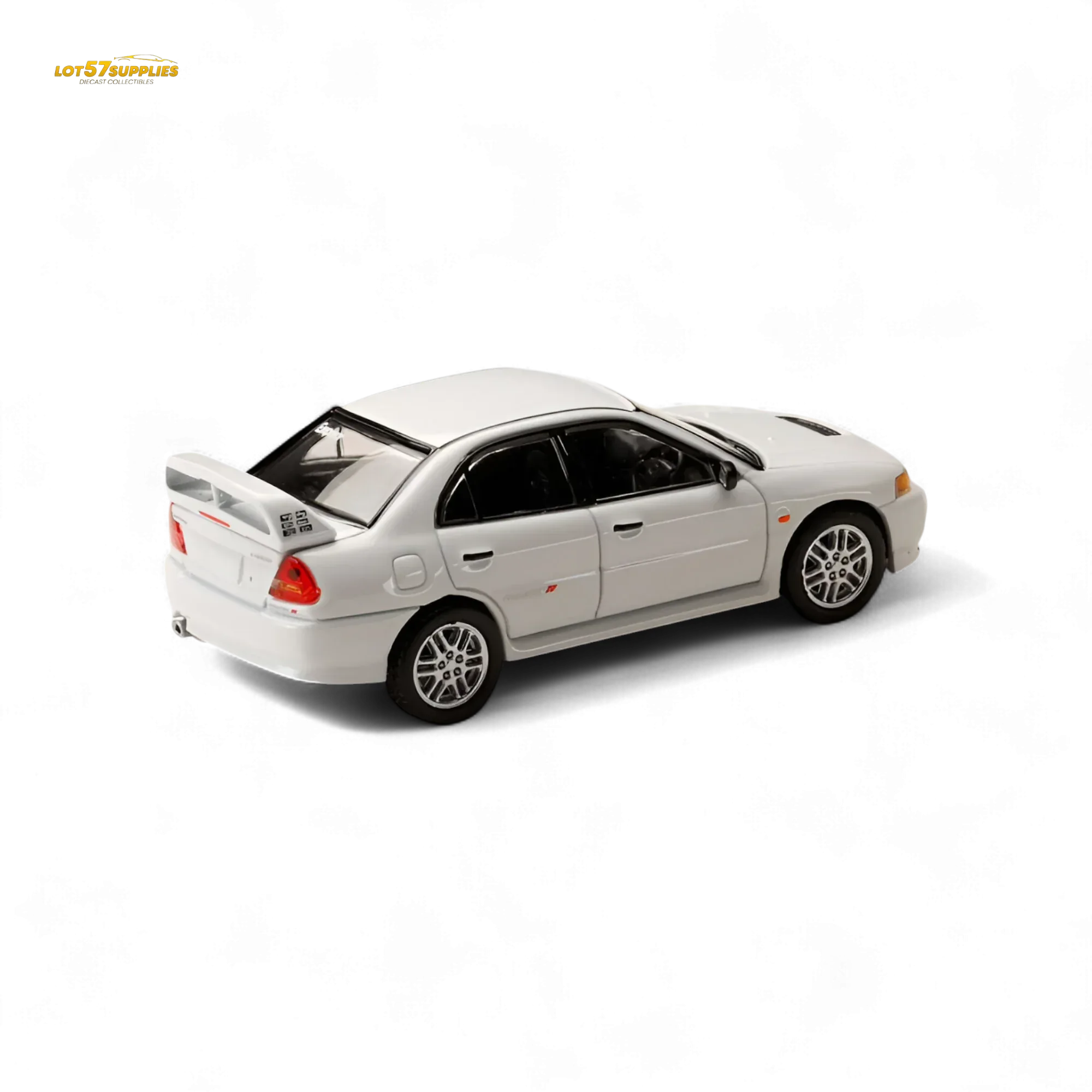 Hobby Japan Mitsubishi Lancer Evolution IV White 1:64 - Image 3