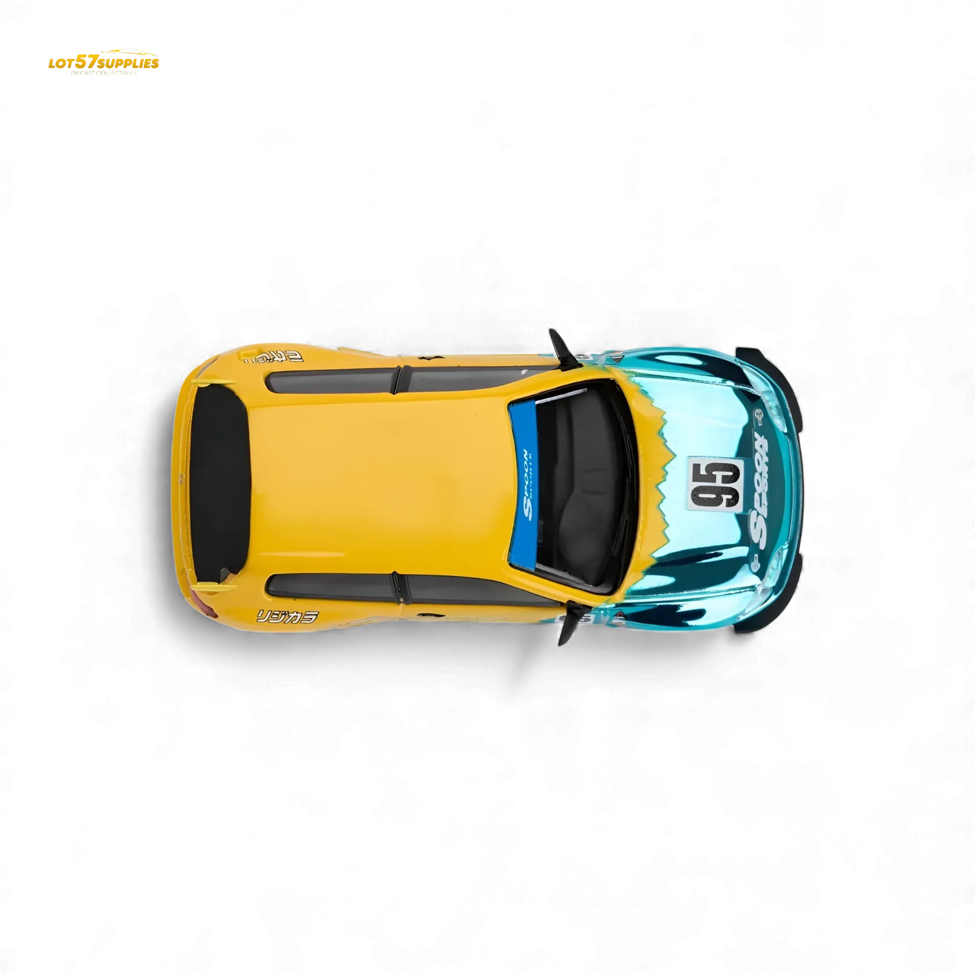 Honda Civic EG6 Diecast Model 1To64 Rocket Bunny Limited Blue - Image 4