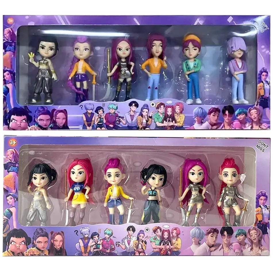 Kpop Demon Hunters Action Figures 6 Piece Gift Set - Image 14