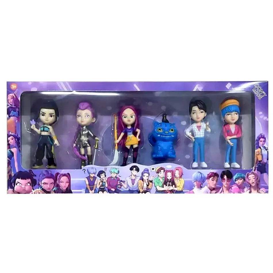 Kpop Demon Hunters Action Figures 6 Piece Gift Set - Image 23
