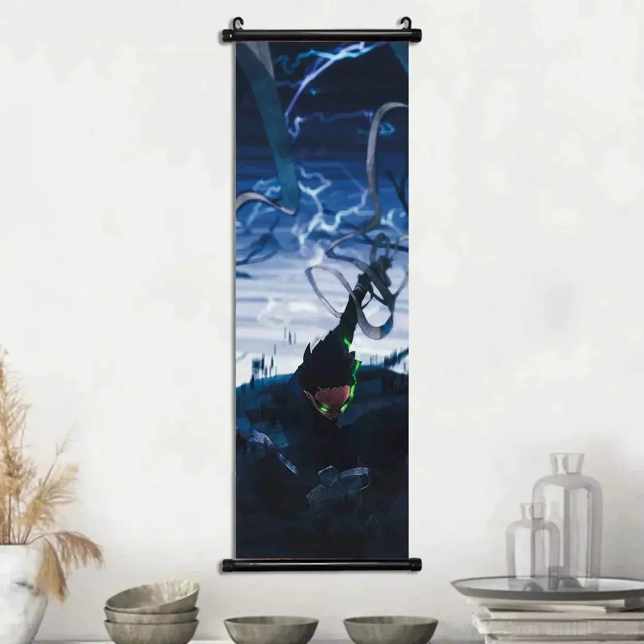 Hot NARUTO Shippuden Anime Scroll, Canvas Wall Art Hanging Posters, Konaha Leaf Ninjas and More - Image 20