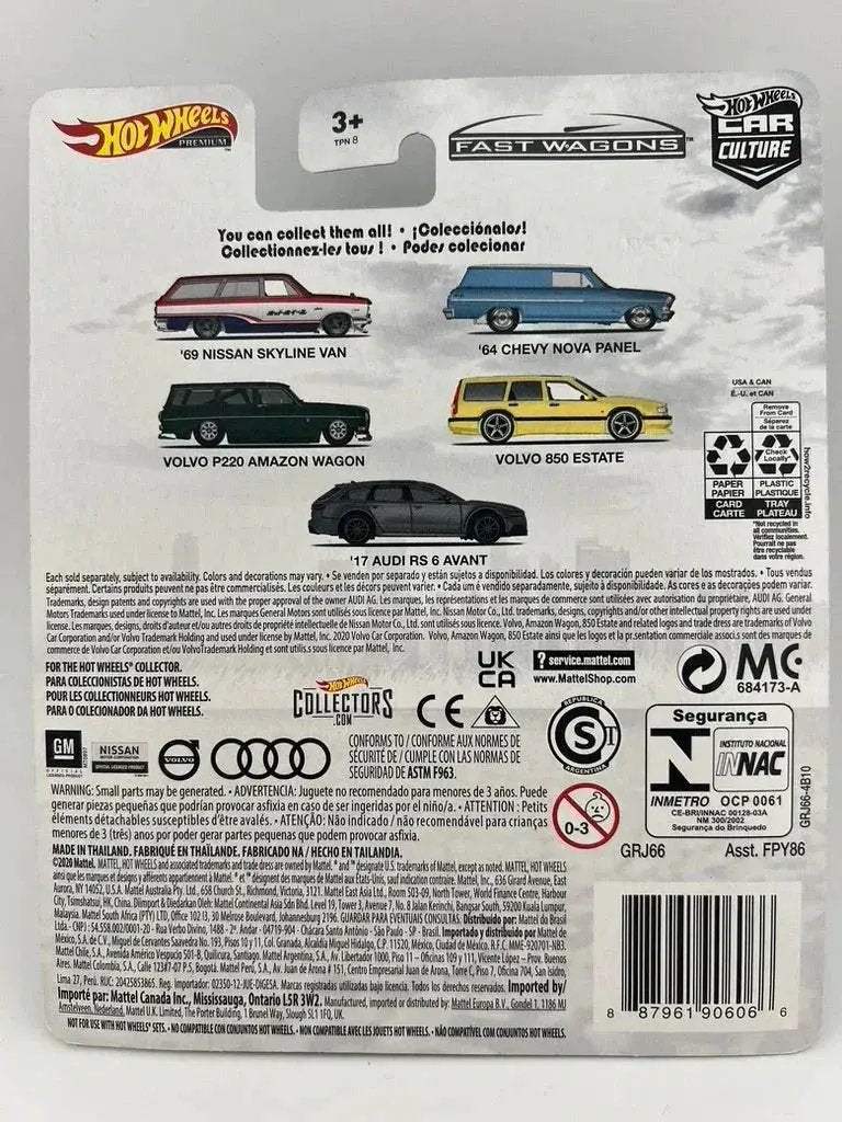 Hot Wheels Car Culture 1964 Chevy Nova Panel Fast Wagons - Image 3