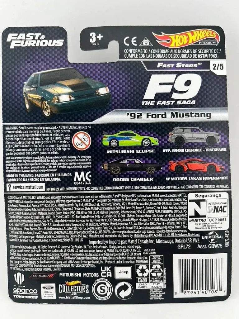Hot Wheels Metallic Teal Ford Mustang 92 Real Riders - Image 3