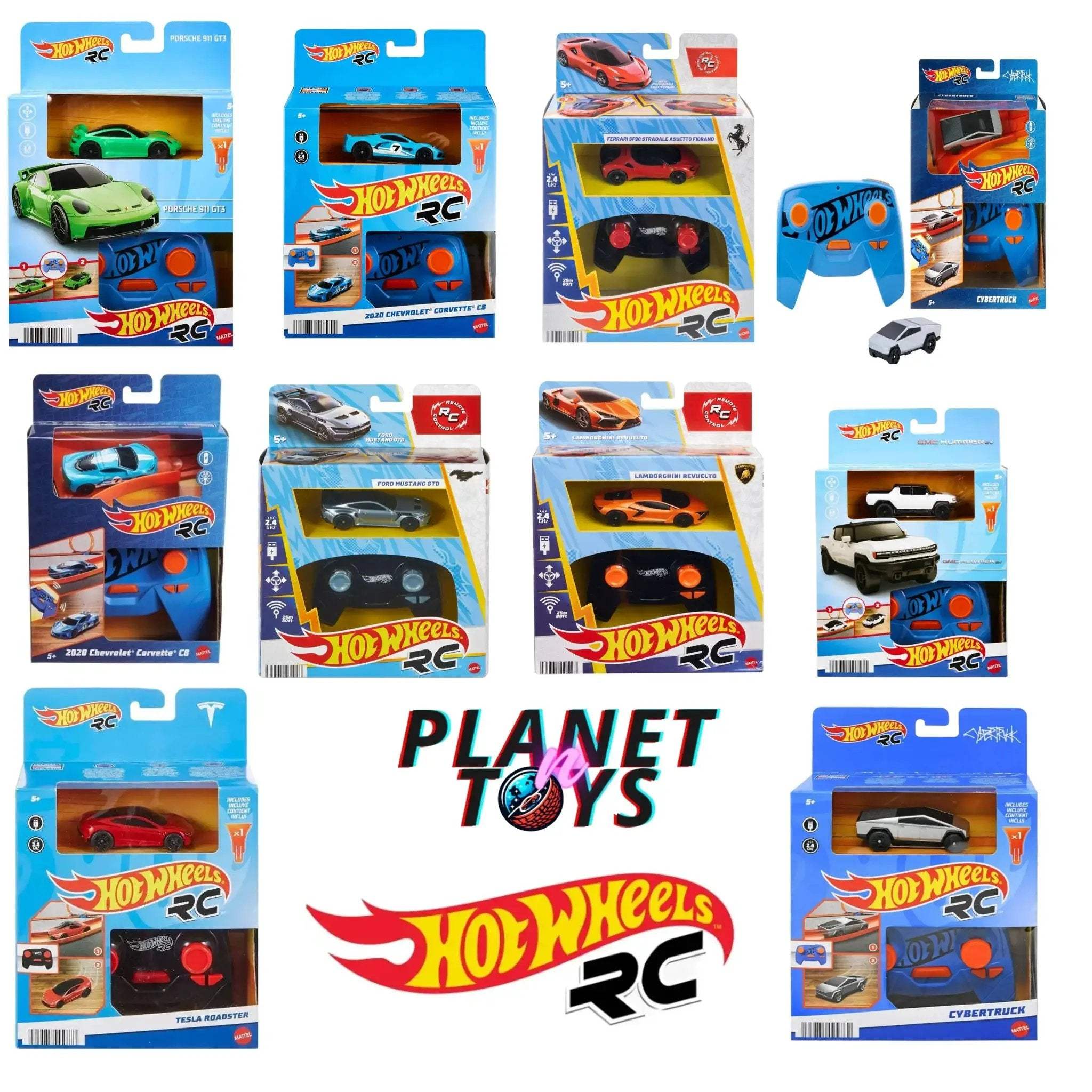 Hot Wheels RC Cars (1:64 scale)