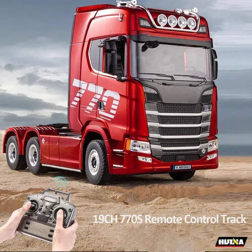 Scania Alloy RC Truck With Light Sound And Trailer